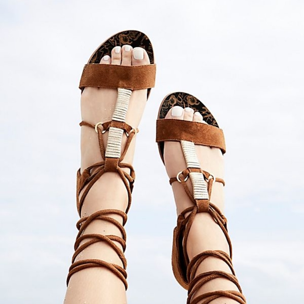 NIB Free people Fiji Wraparound sandal
